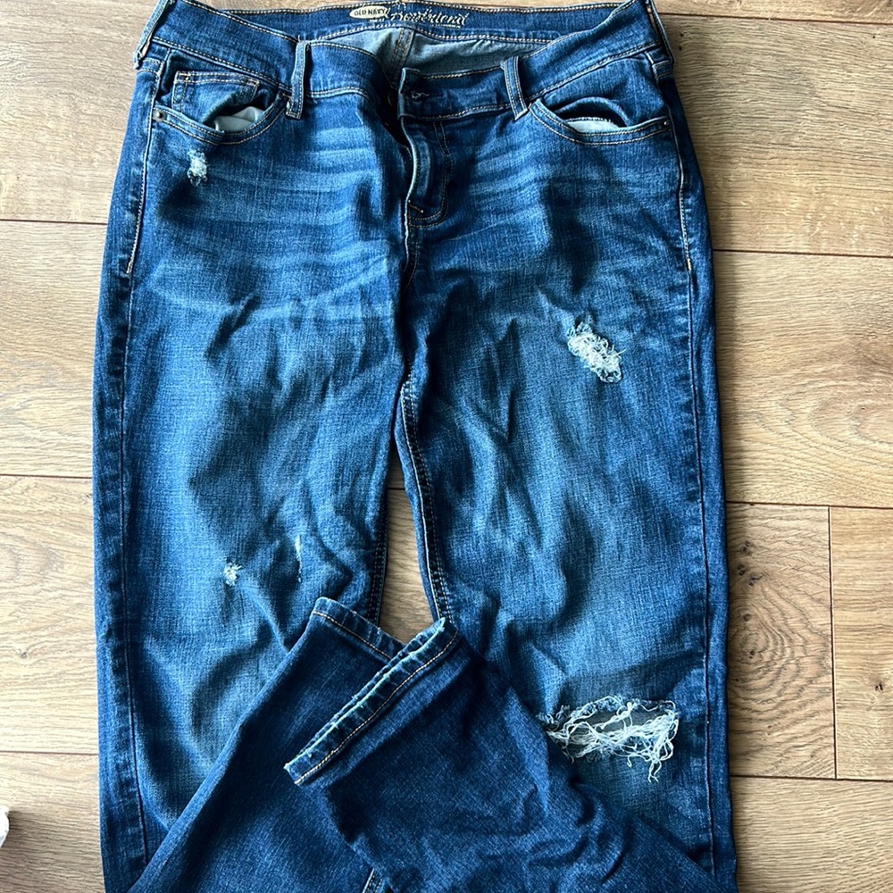 Okay navy boyfriend jeans